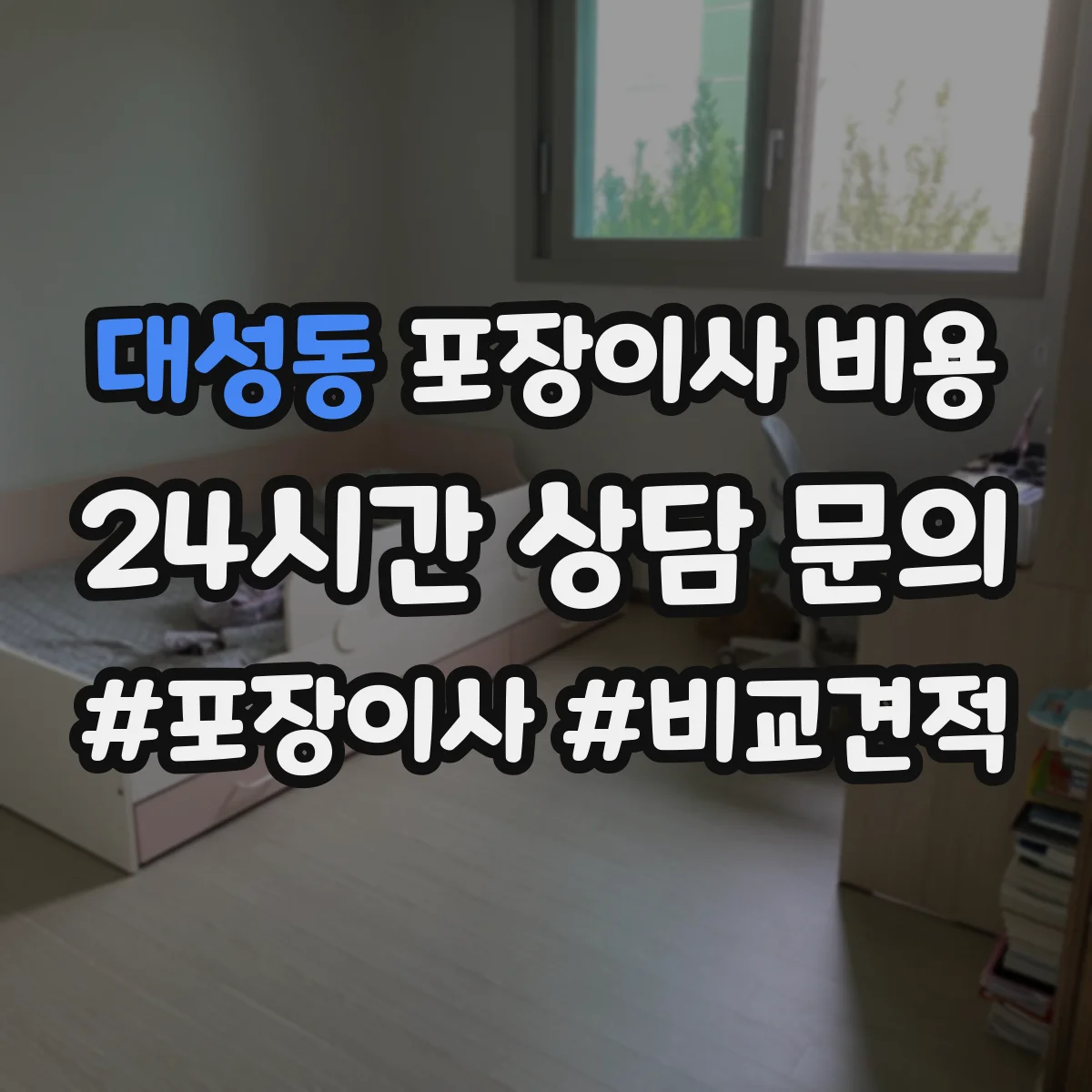 대성동 포장이사 비용