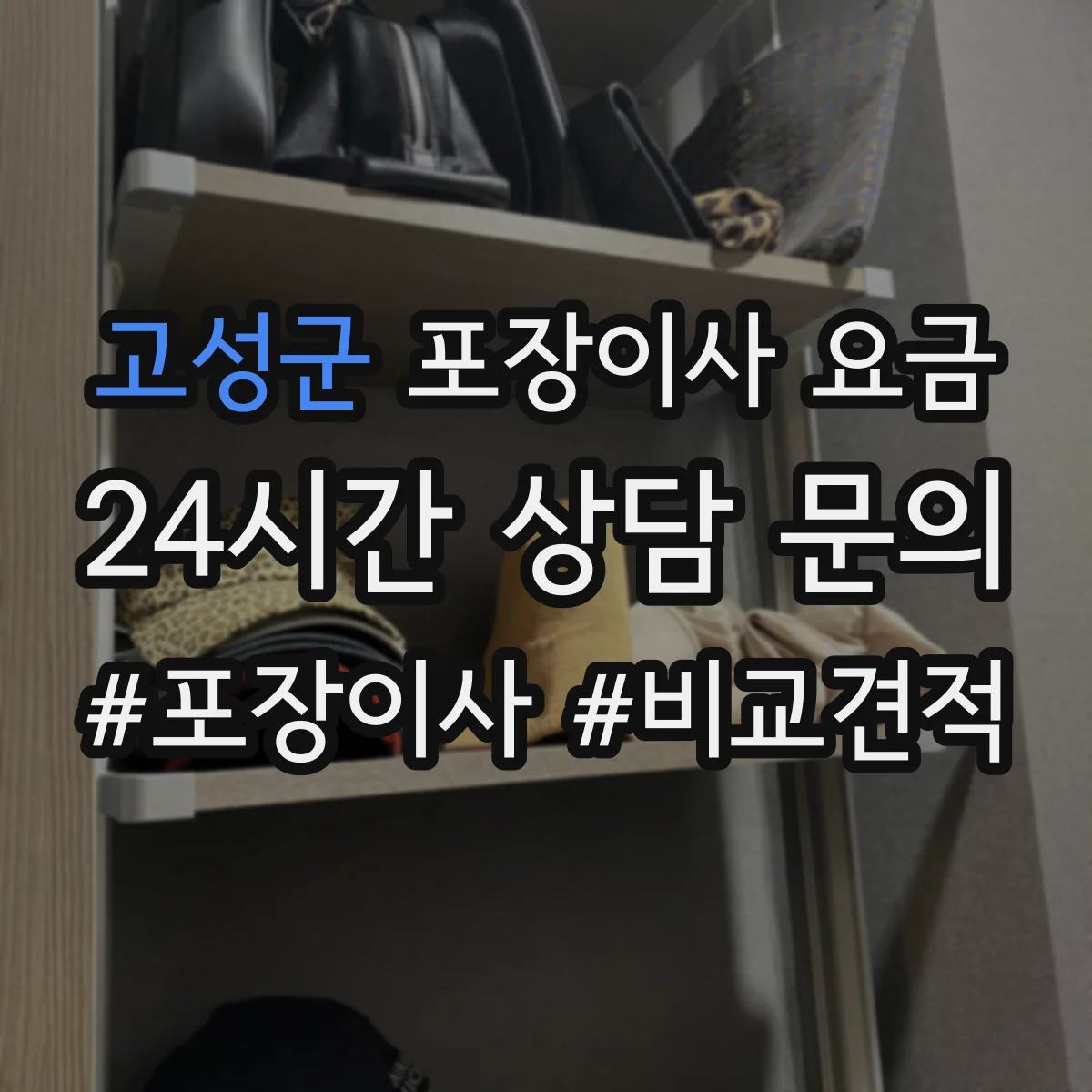 고성군 포장이사 요금 계약 전 확인할 보험 가입 여부