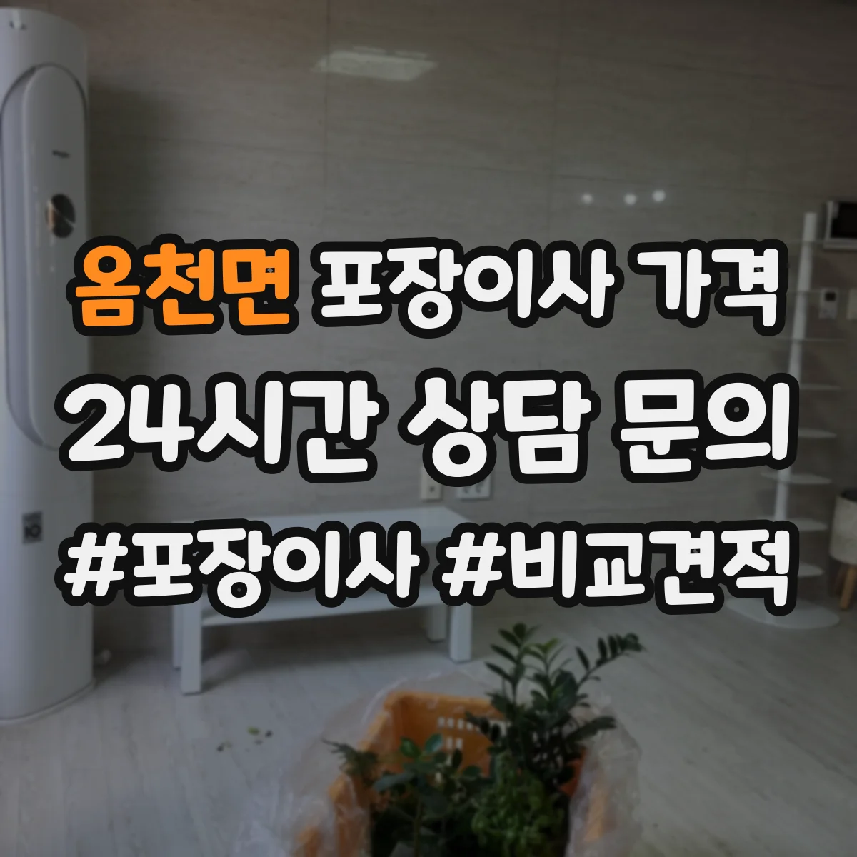 옴천면 포장이사 가격