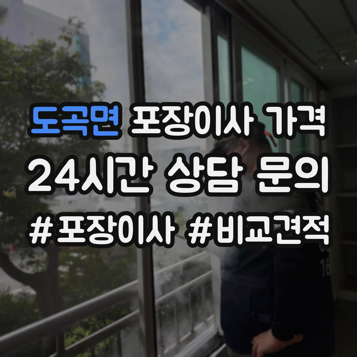 도곡면 포장이사 가격