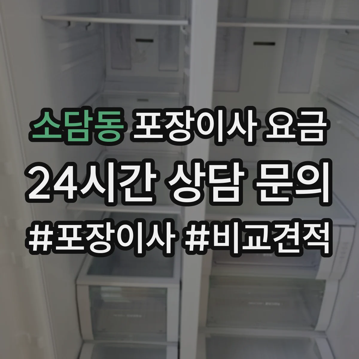 소담동 포장이사 요금