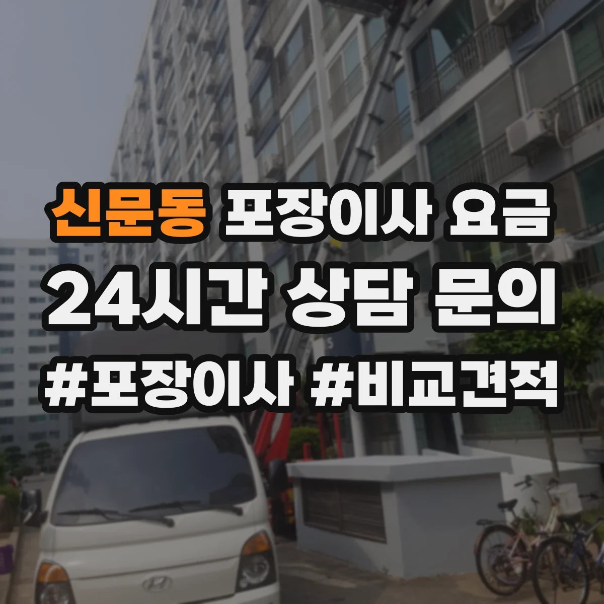 신문동 포장이사 요금