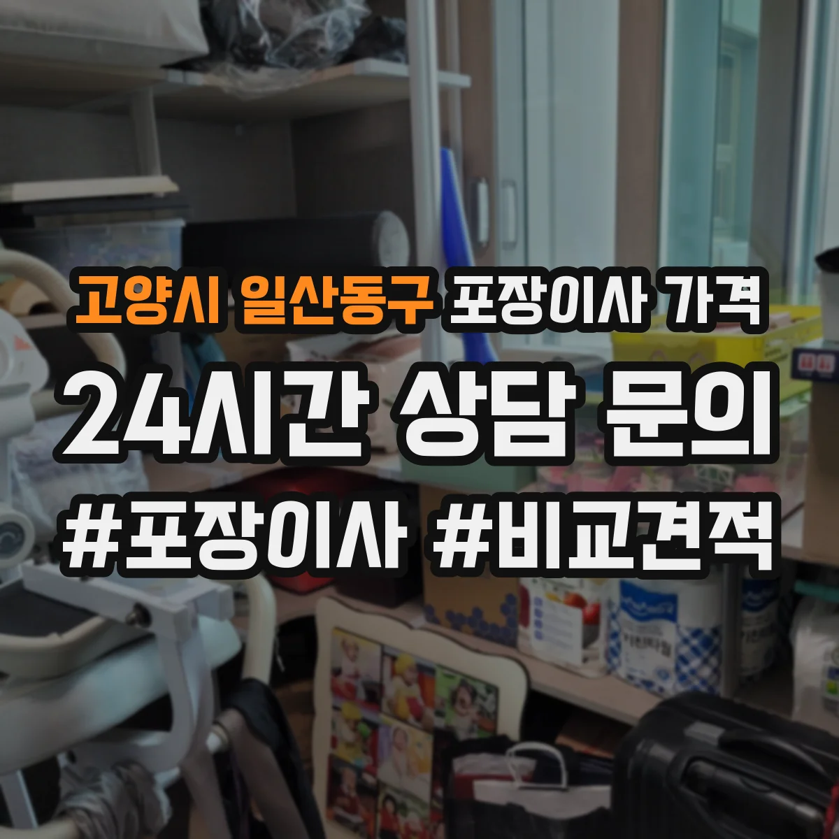 고양시 일산동구 포장이사 가격