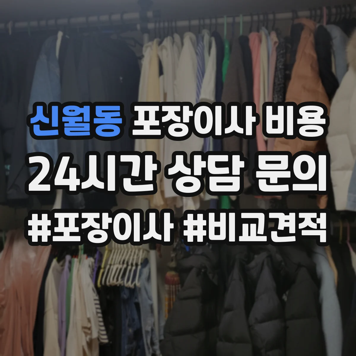 신월동 포장이사 비용