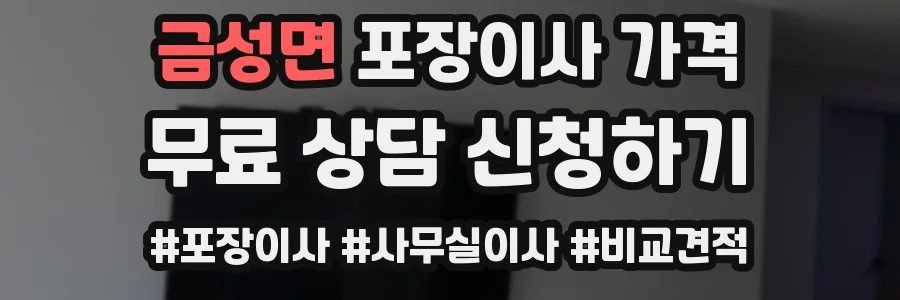 금성면 포장이사 가격