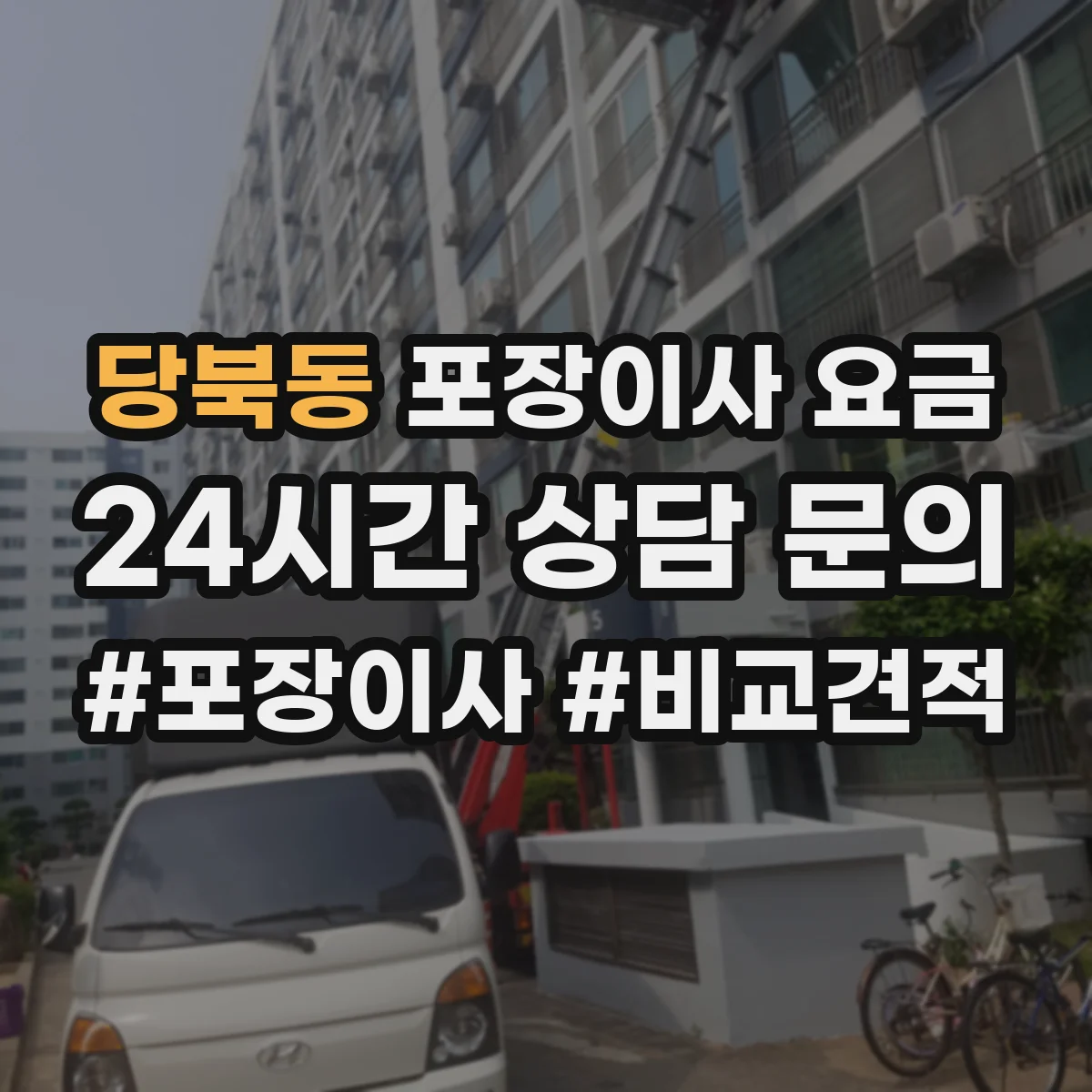 당북동 포장이사 요금