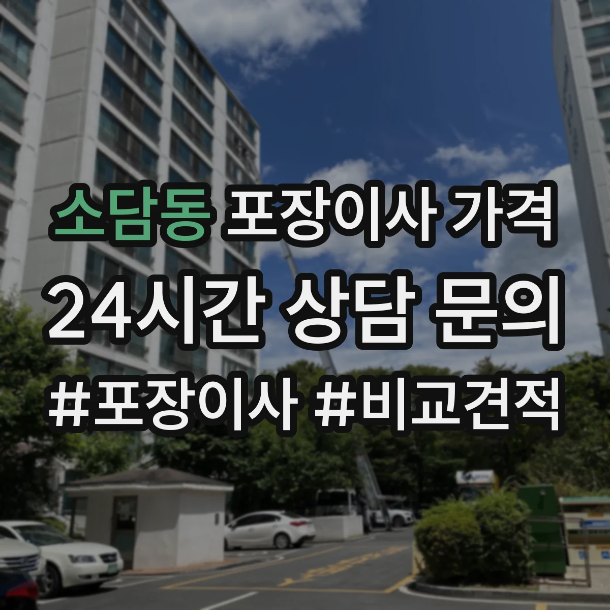 소담동 포장이사 가격