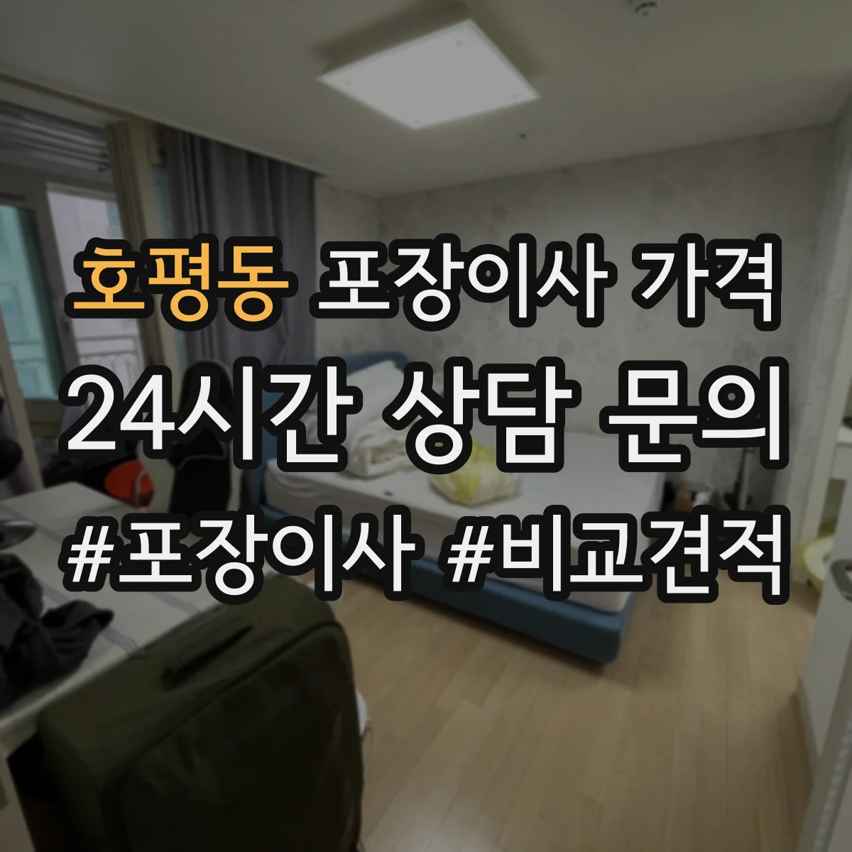 호평동 포장이사 가격