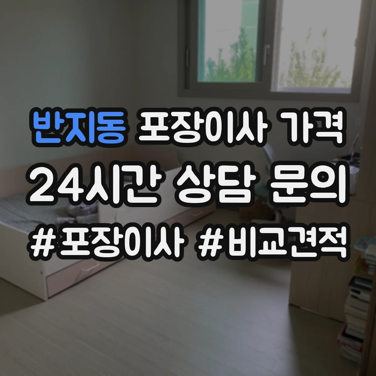 반지동 포장이사 가격