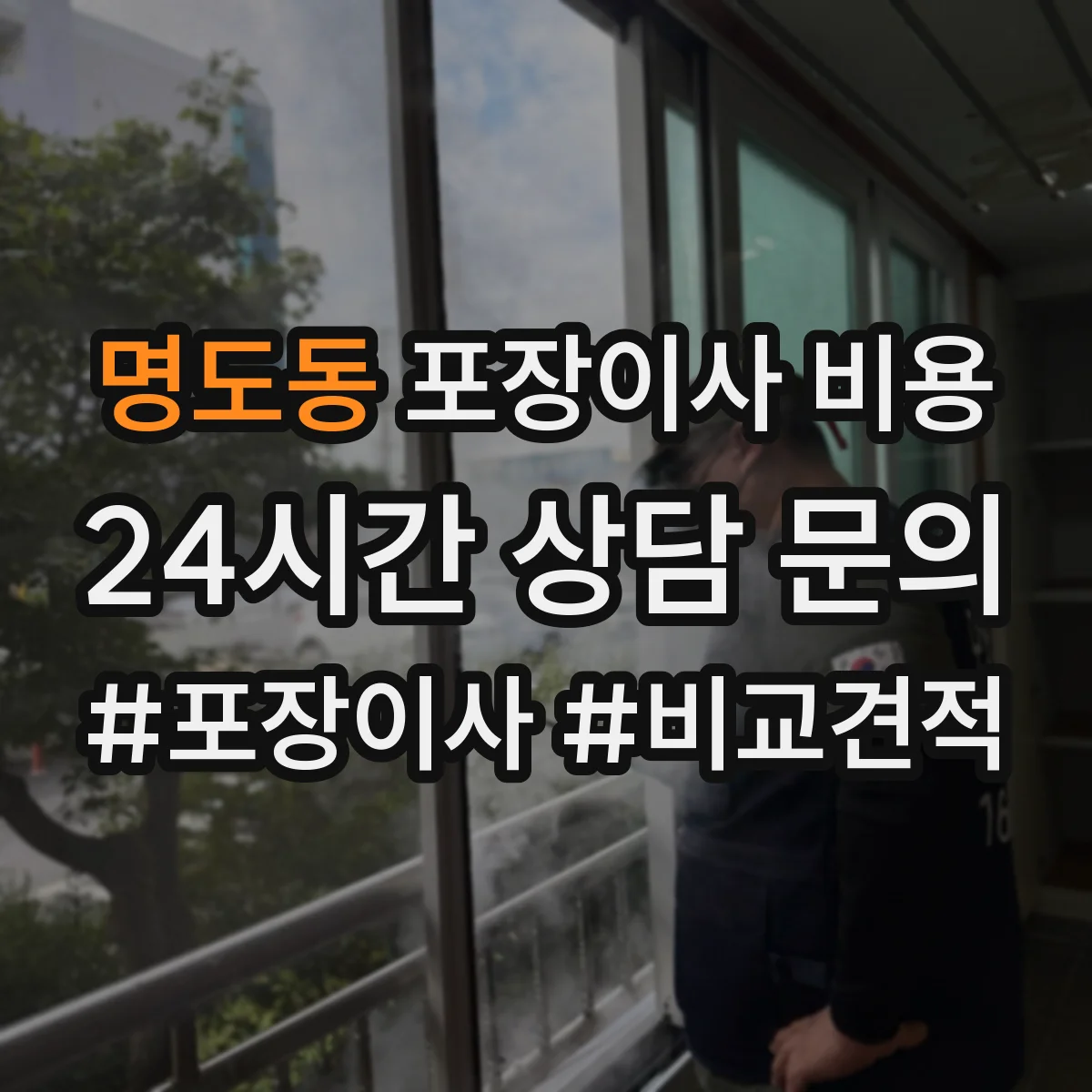 명도동 포장이사 비용