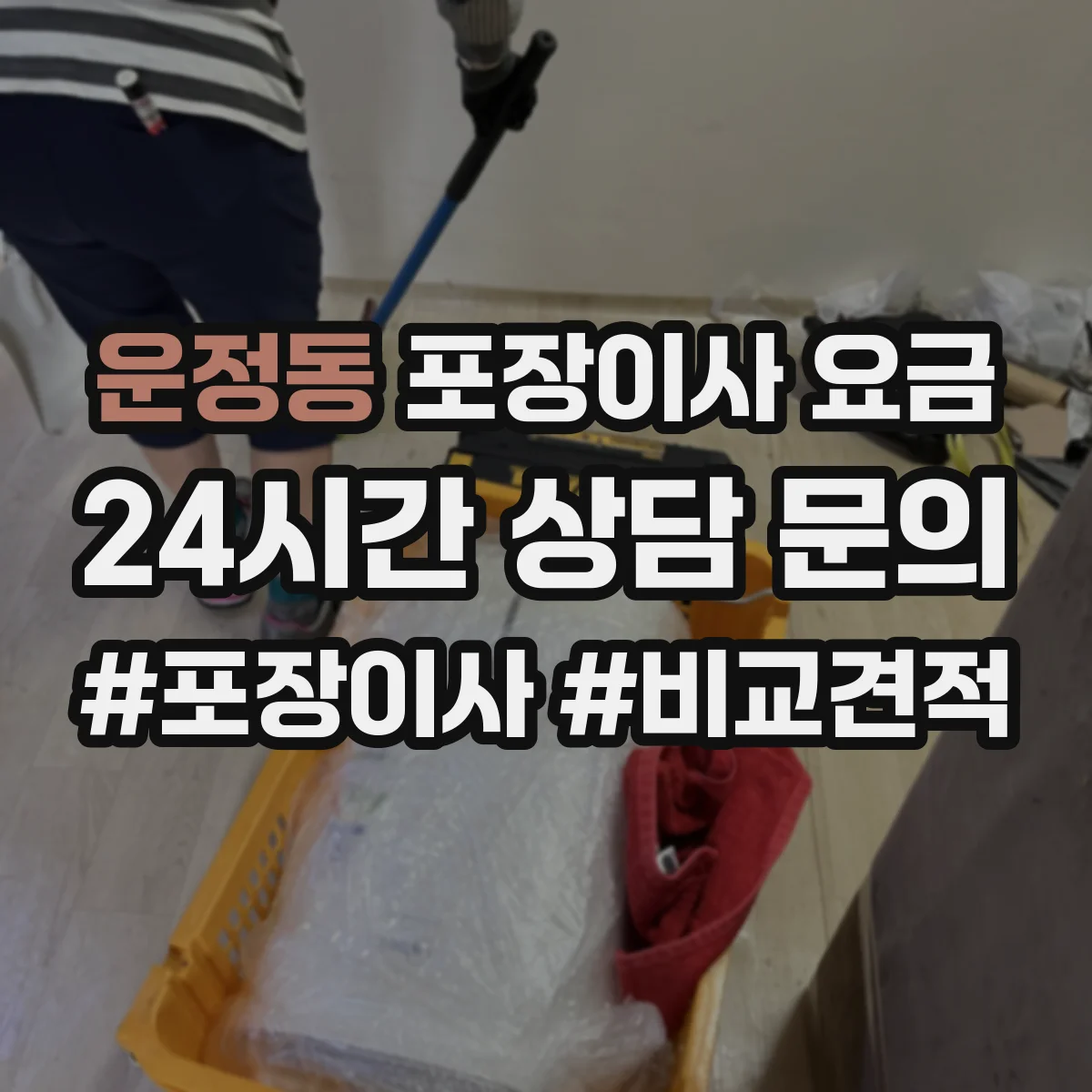 운정동 포장이사 요금