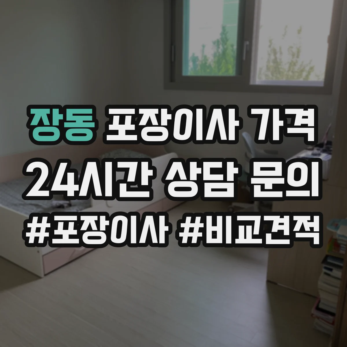 장동 포장이사 가격