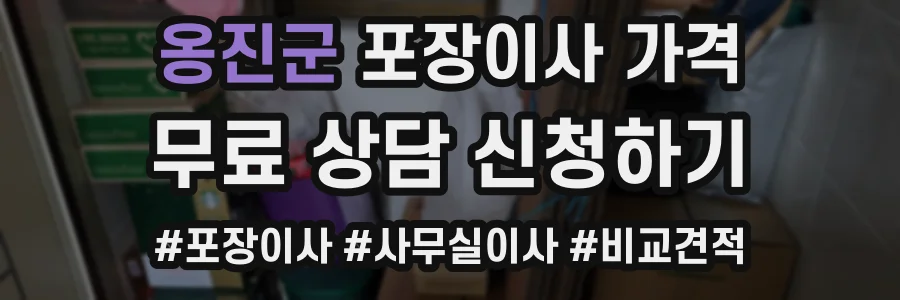 옹진군 포장이사 가격
