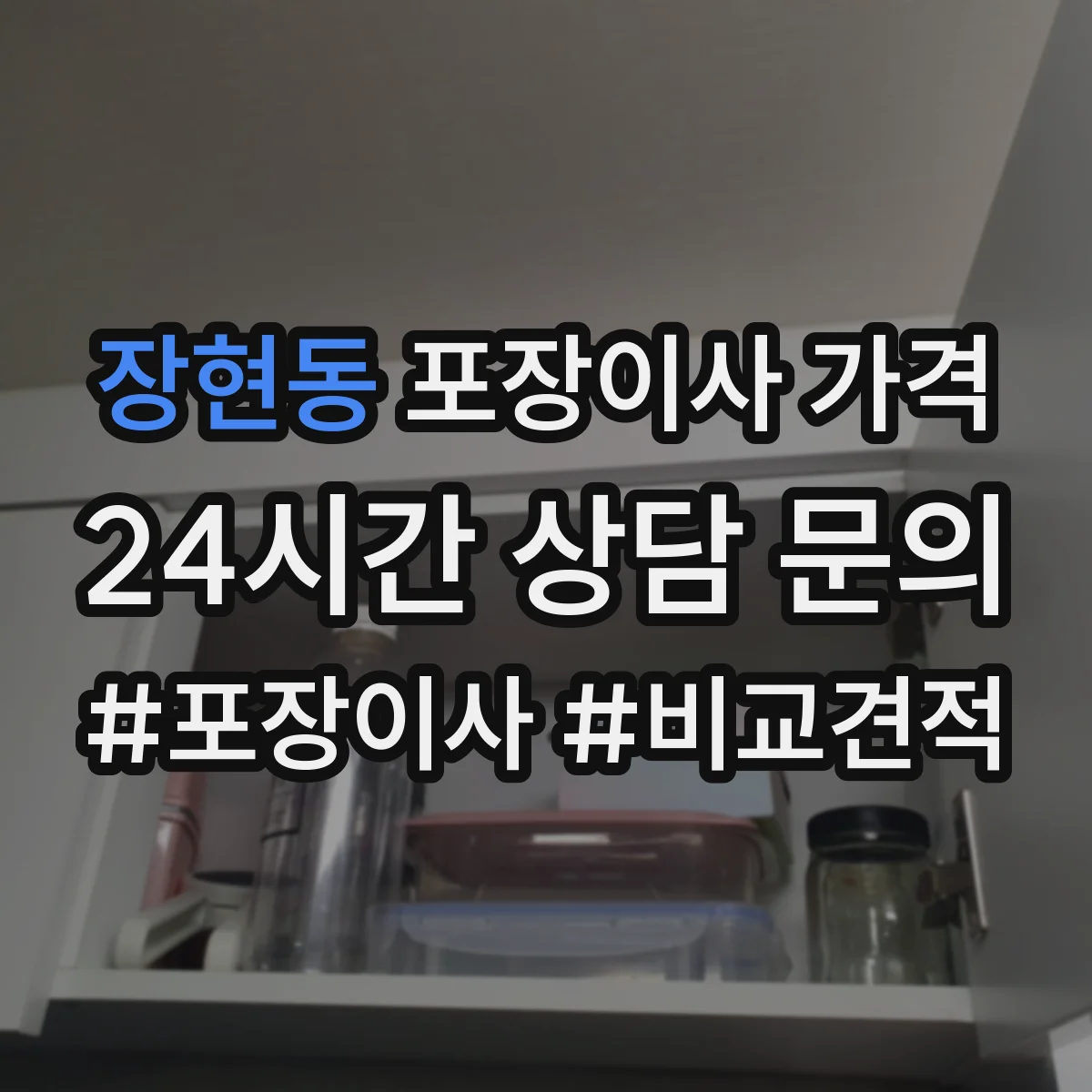 장현동 포장이사 가격