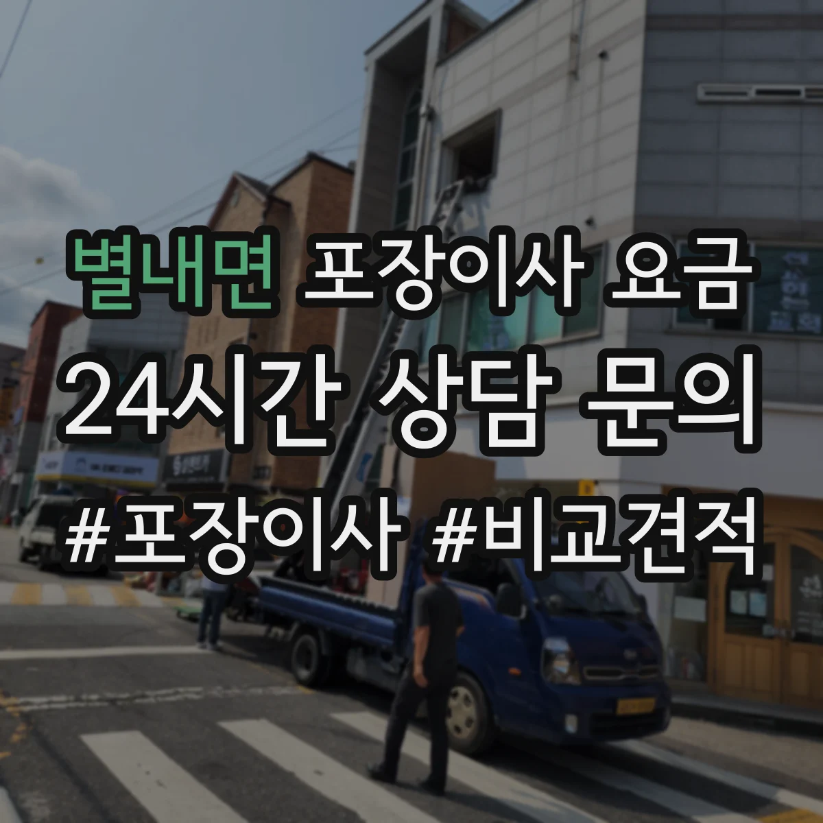 별내면 포장이사 요금