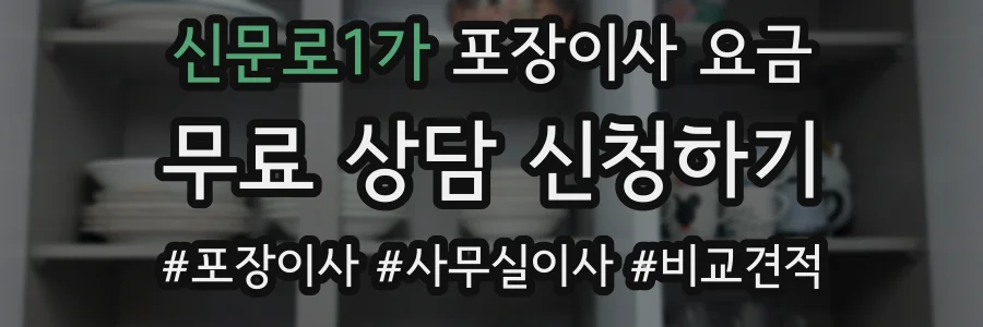 신문로1가 포장이사 요금