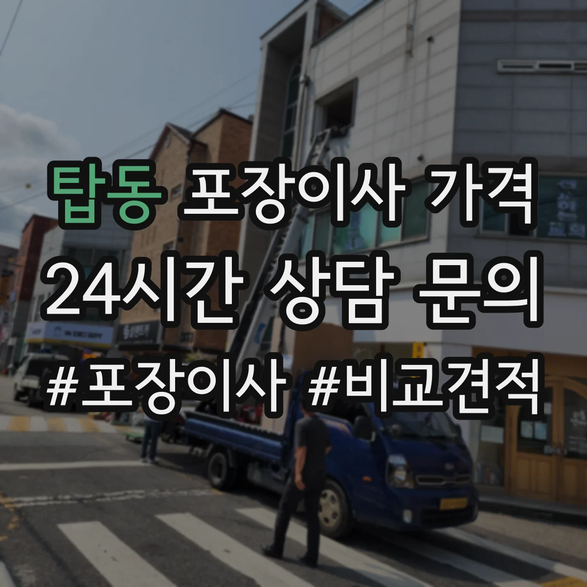 탑동 포장이사 가격
