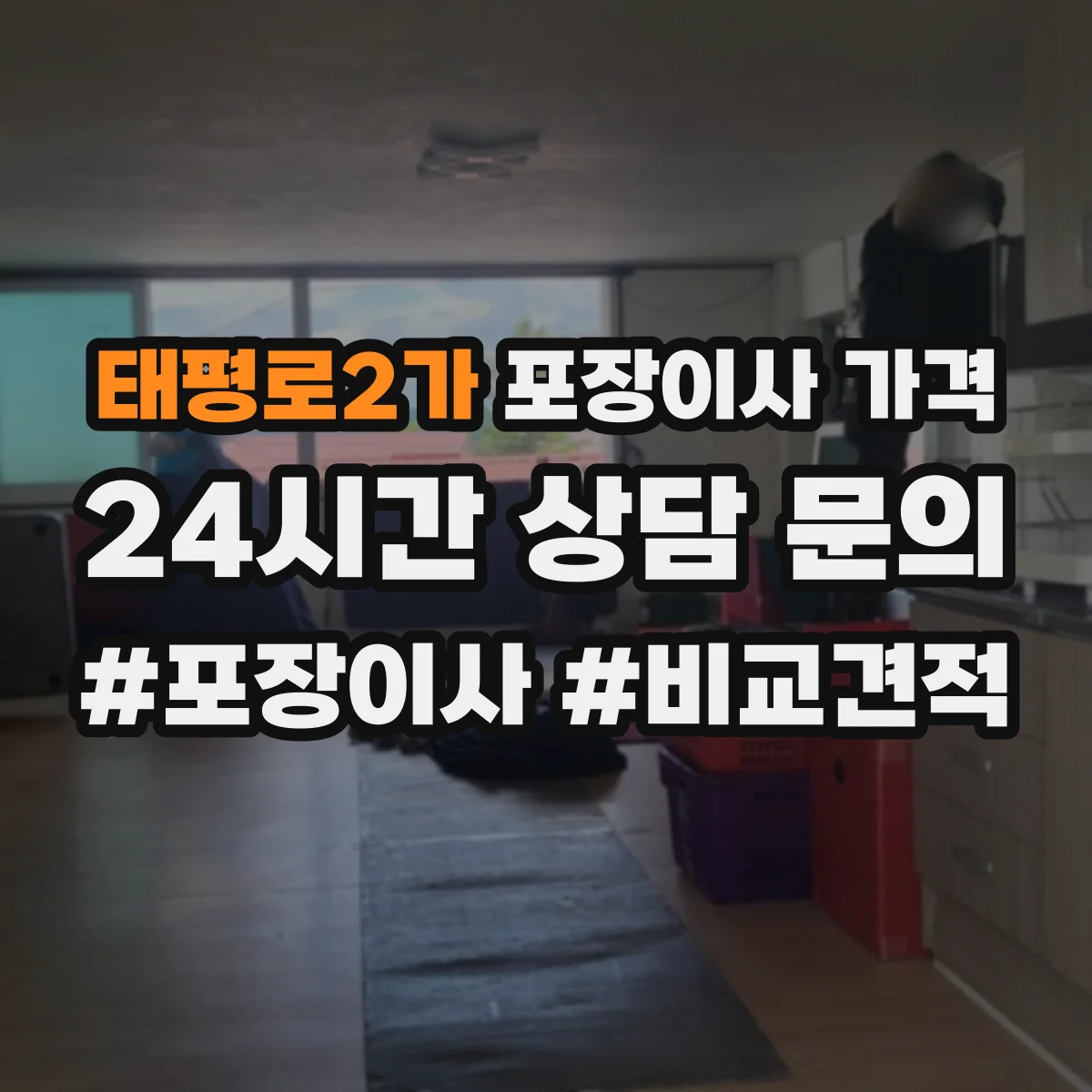 태평로2가 포장이사 가격
