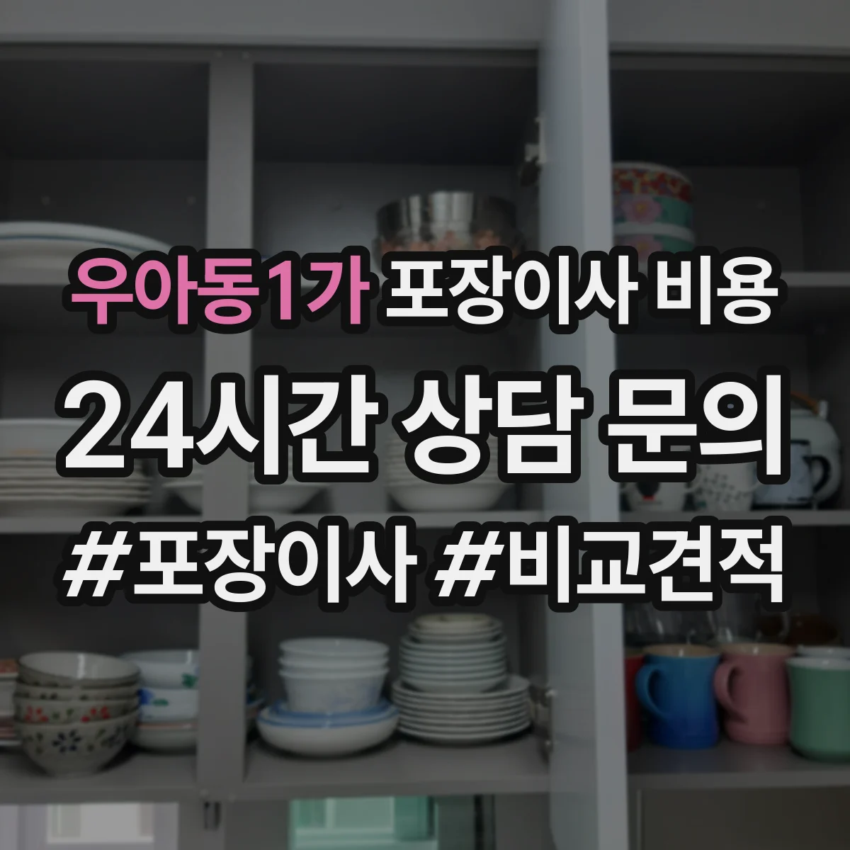 우아동1가 포장이사 비용