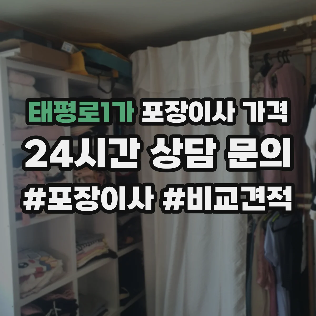 태평로1가 포장이사 가격