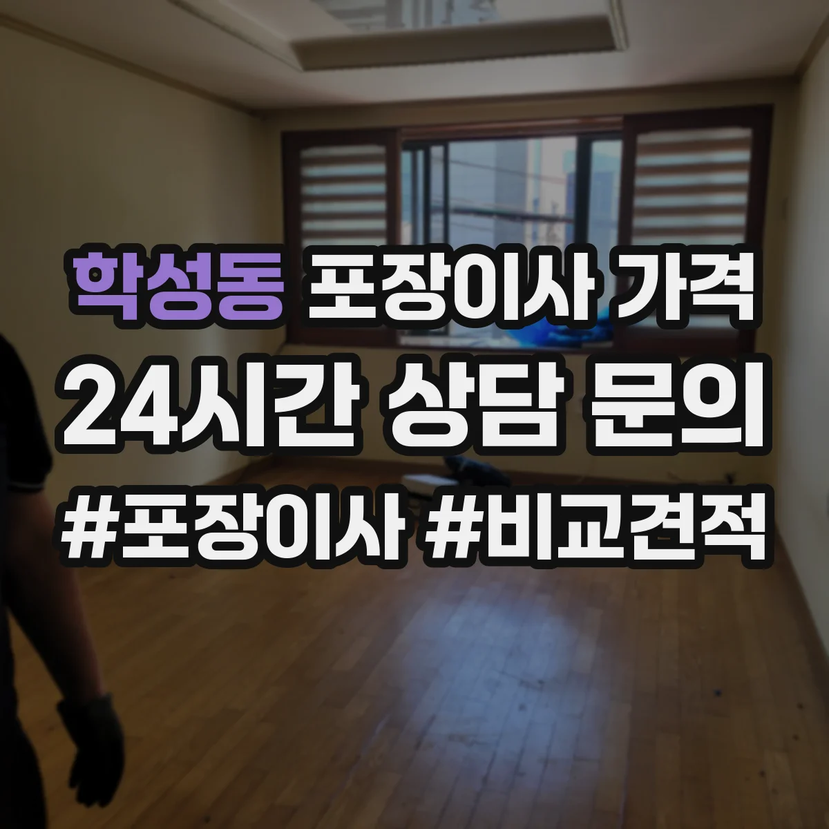학성동 포장이사 가격