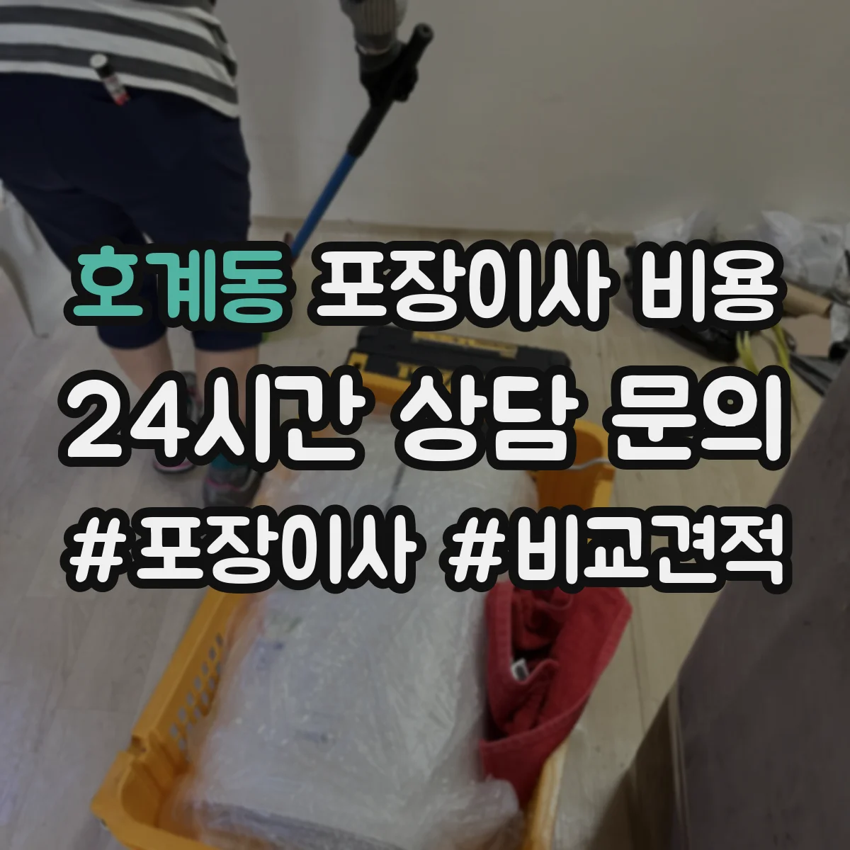 호계동 포장이사 비용
