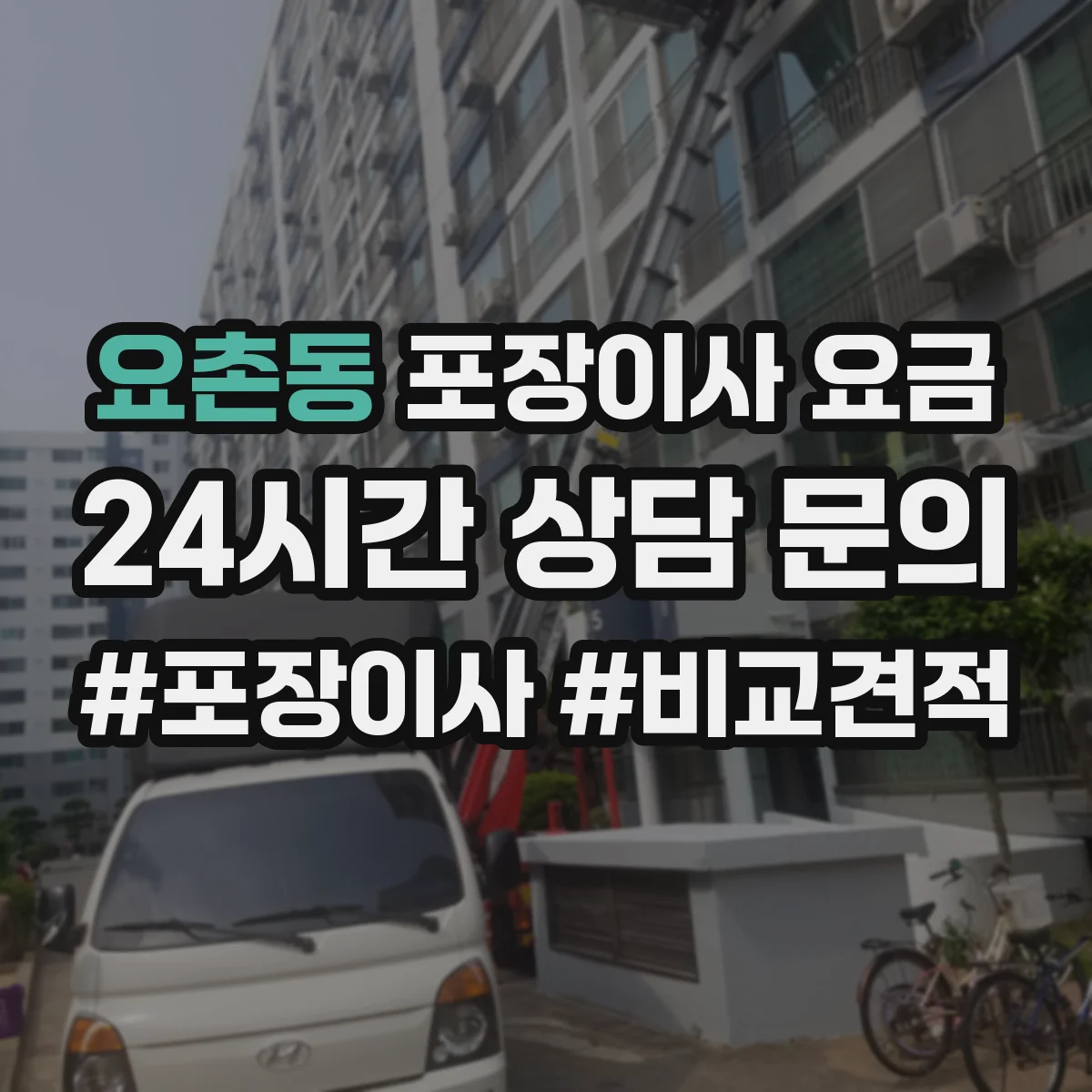 요촌동 포장이사 요금