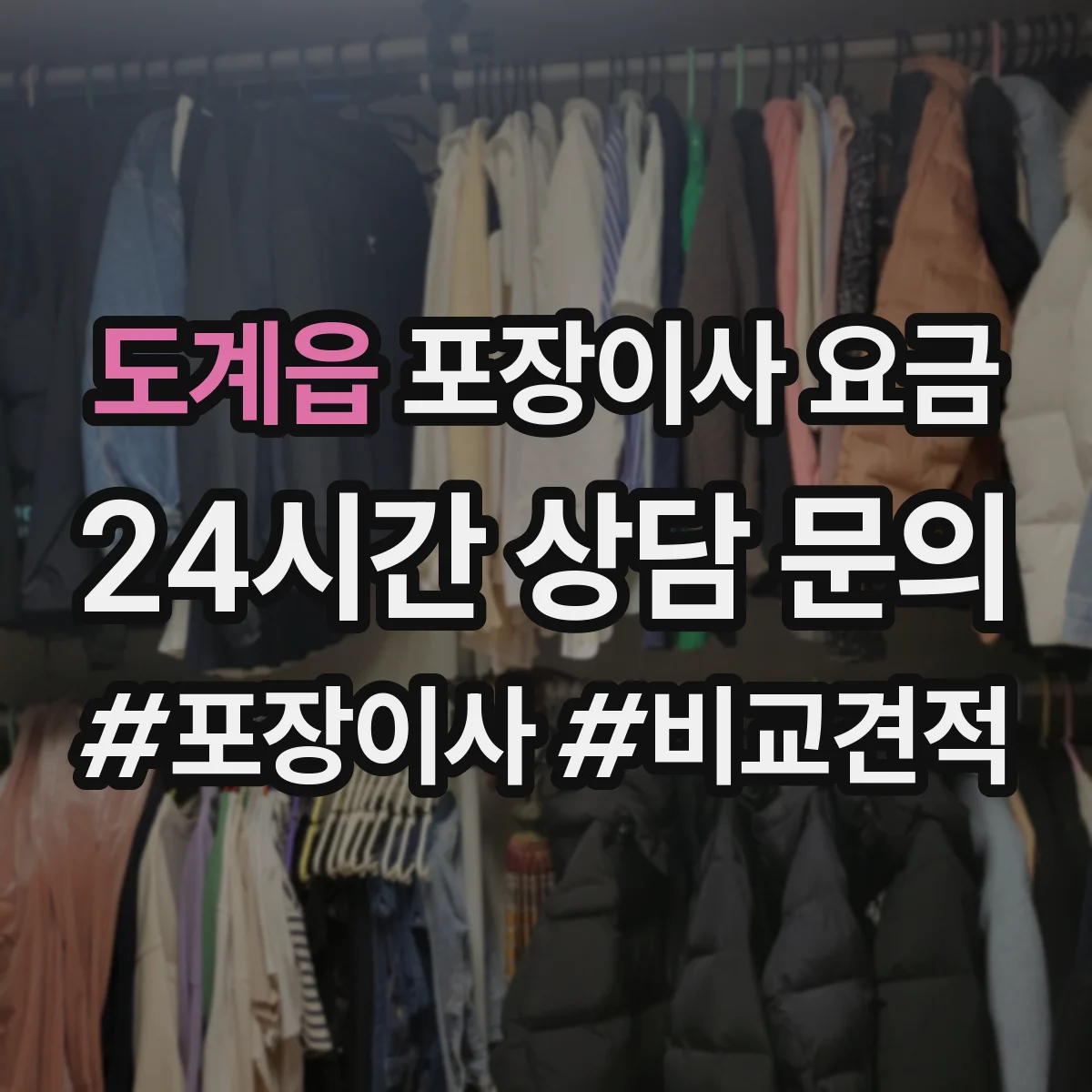 도계읍 포장이사 요금