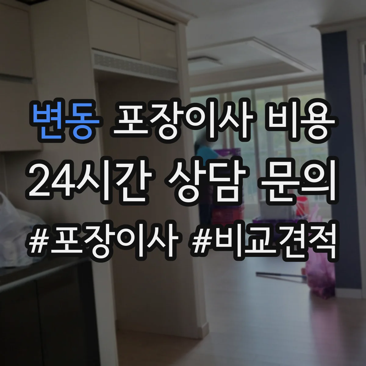 변동 포장이사 비용