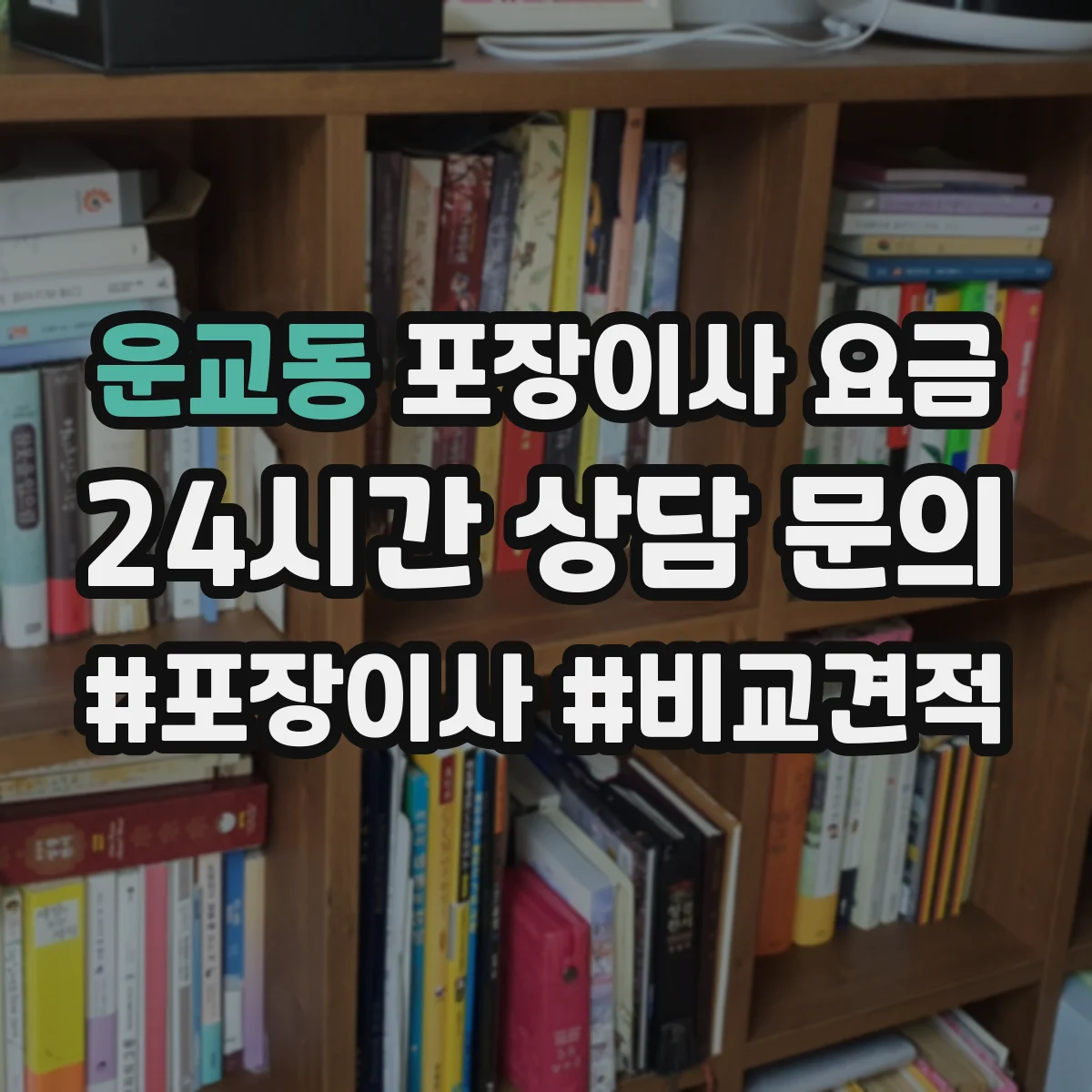 운교동 포장이사 요금