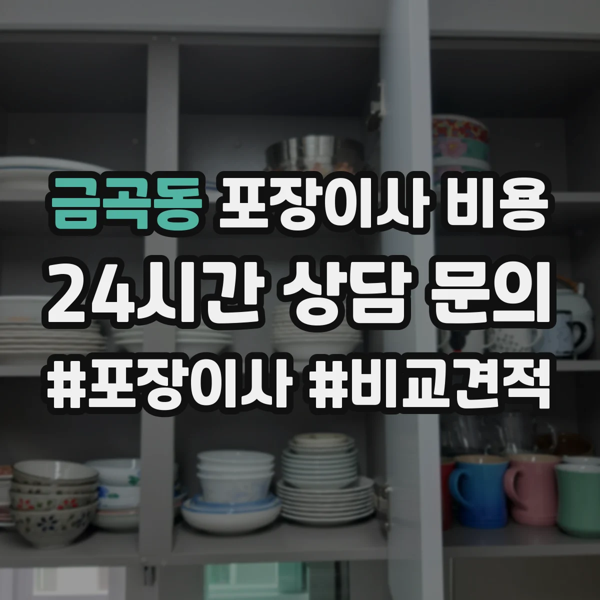 금곡동 포장이사 비용