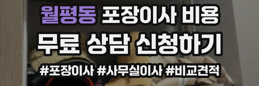 월평동 포장이사 비용