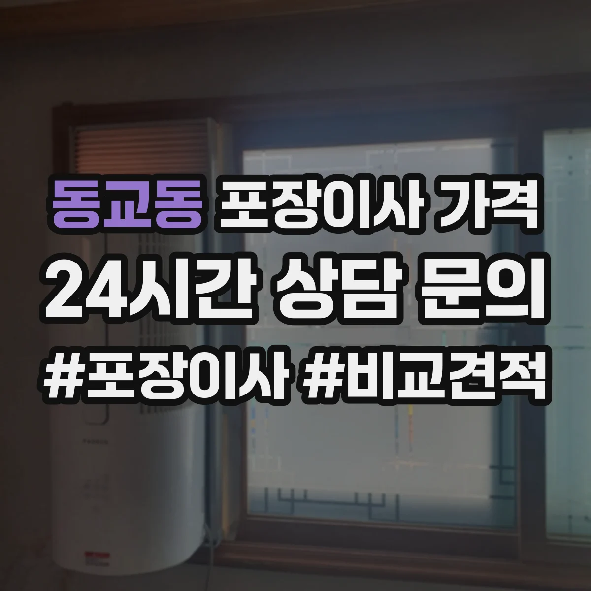 동교동 포장이사 가격