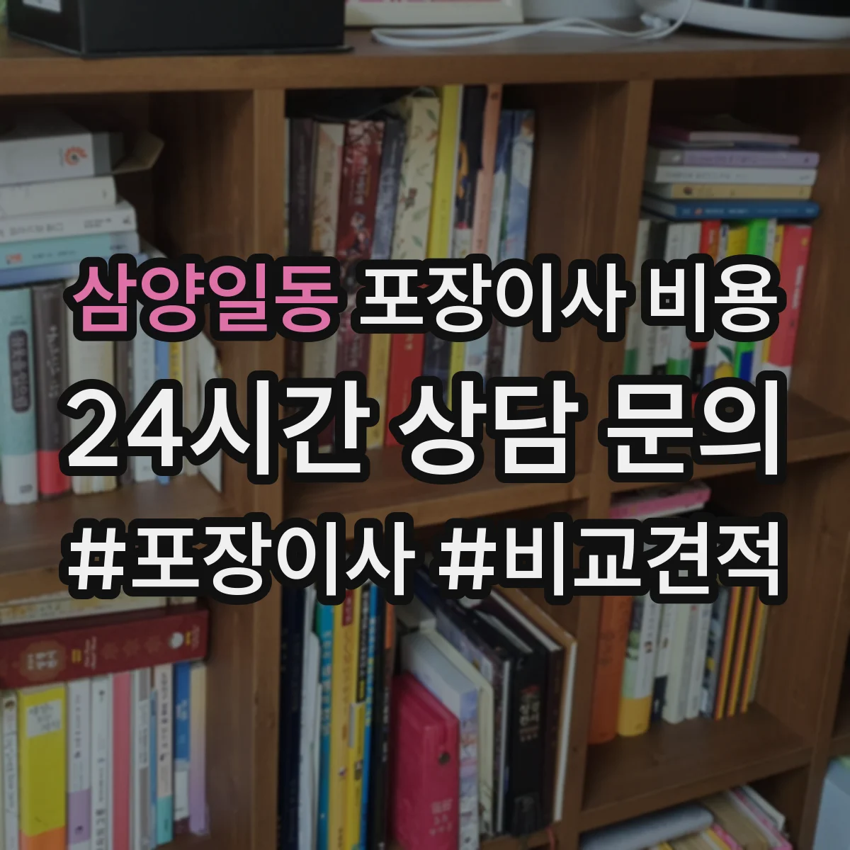 삼양일동 포장이사 비용