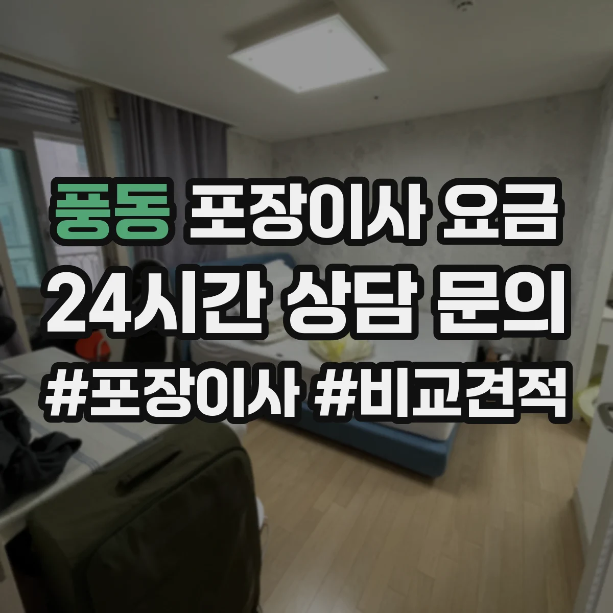 풍동 포장이사 요금