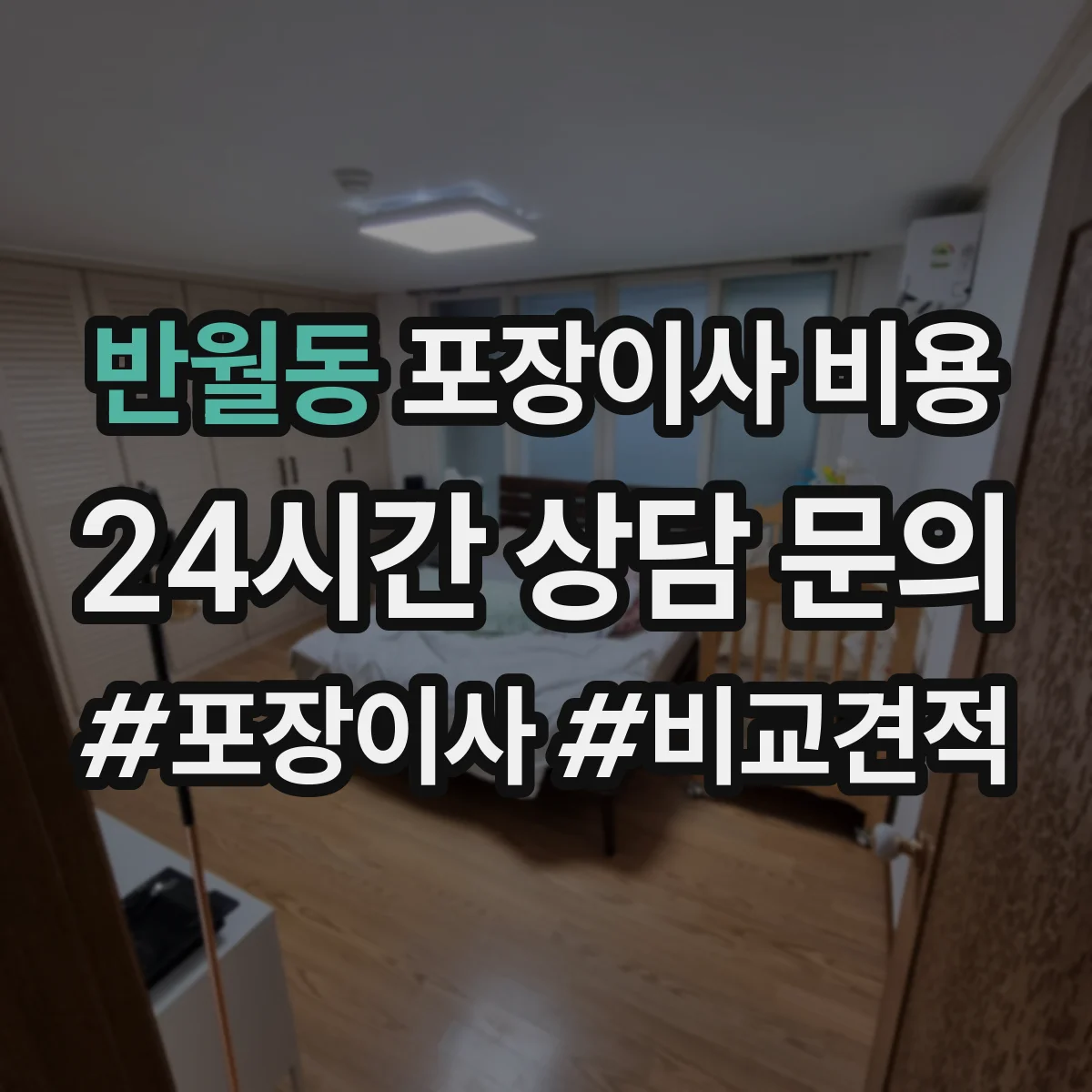 반월동 포장이사 비용