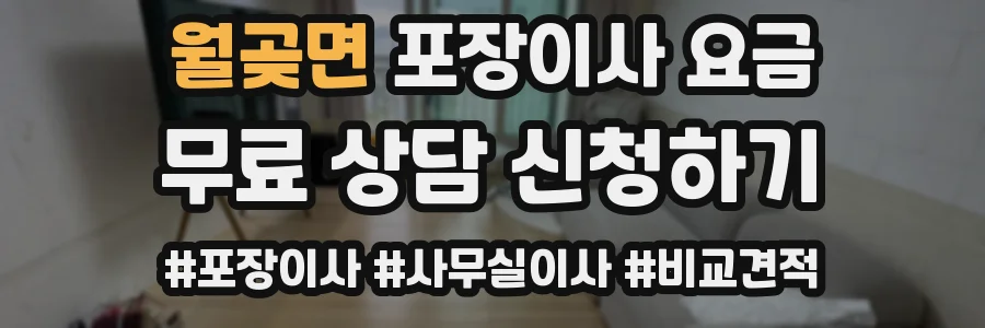월곶면 포장이사 요금