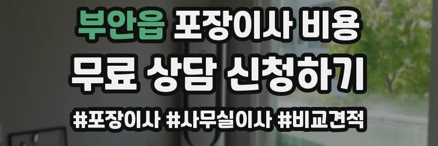 부안읍 포장이사 비용
