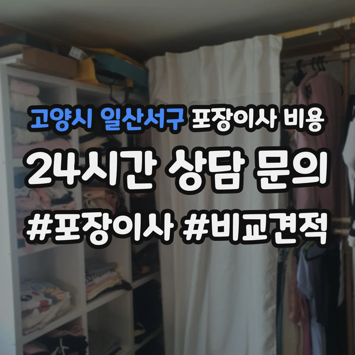고양시 일산서구 포장이사 비용