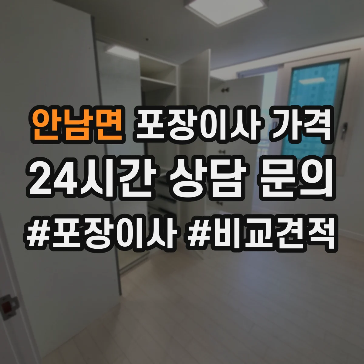 안남면 포장이사 가격