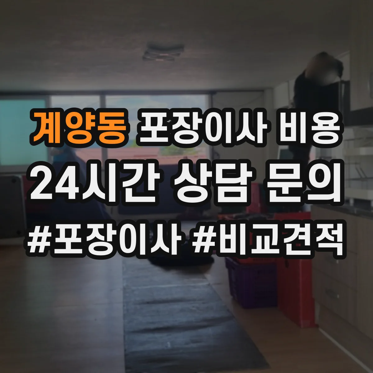 계양동 포장이사 비용