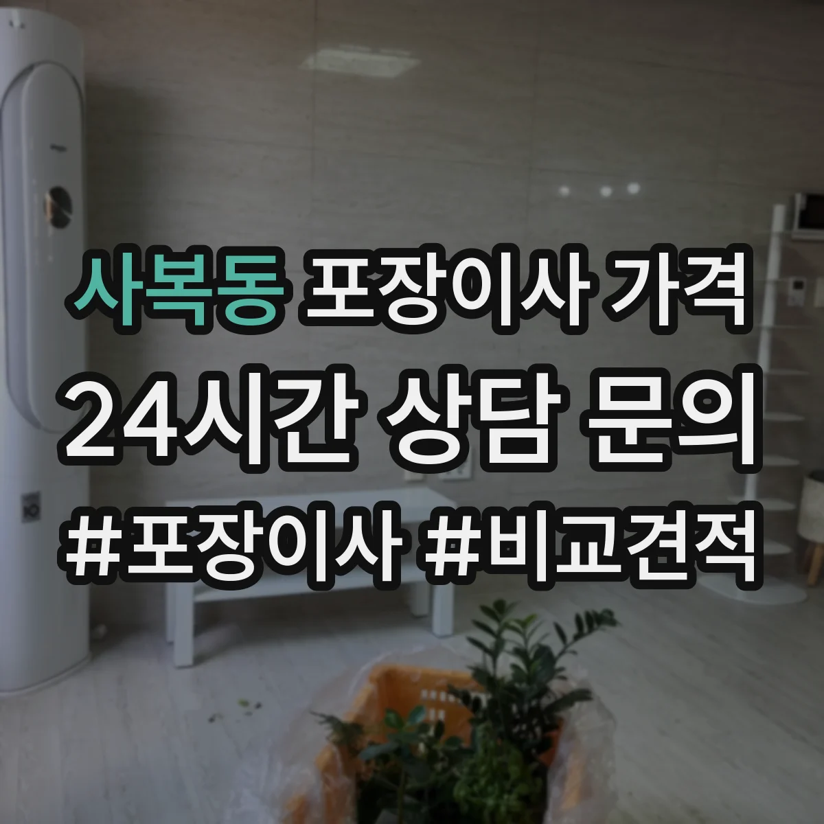 사복동 포장이사 가격