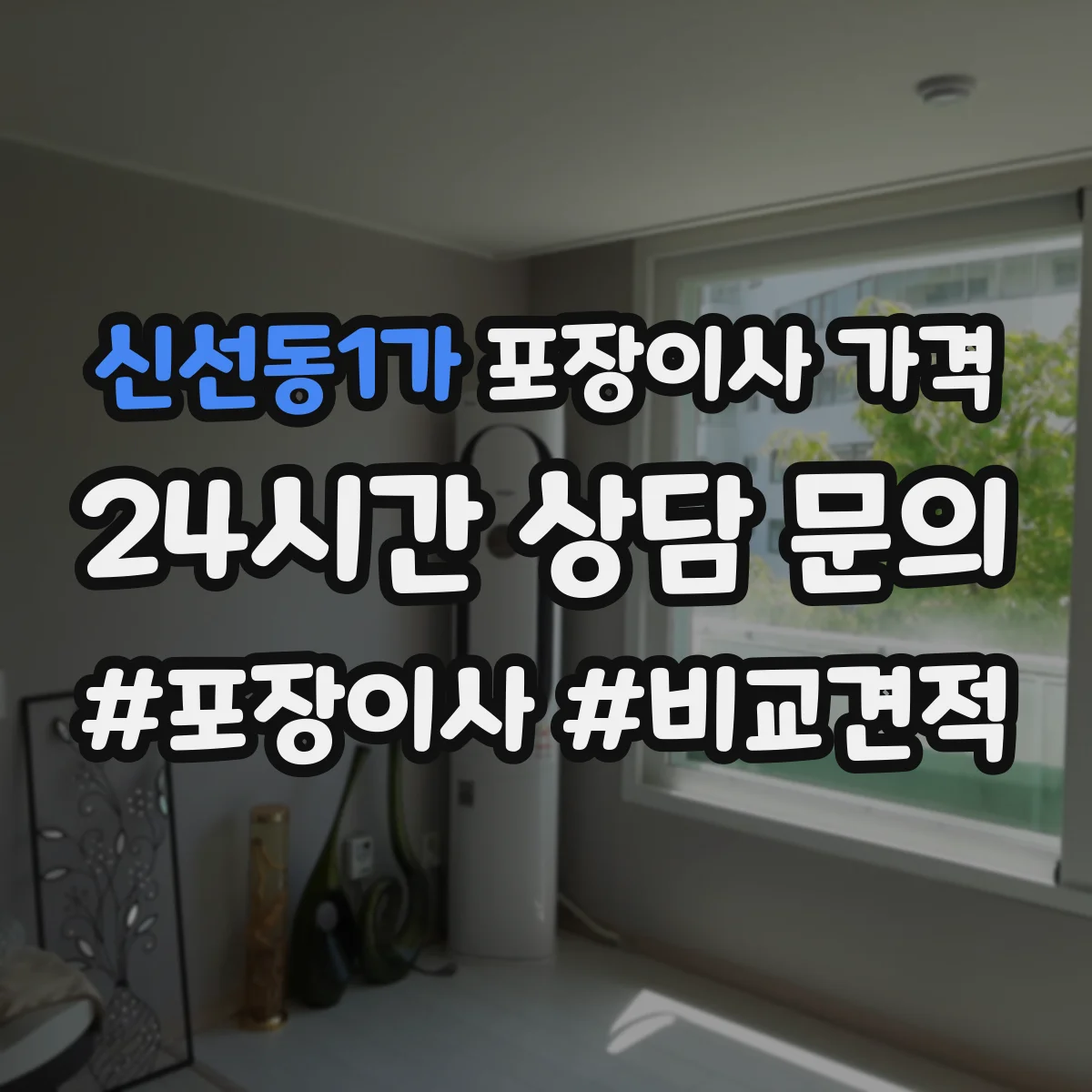 신선동1가 포장이사 가격