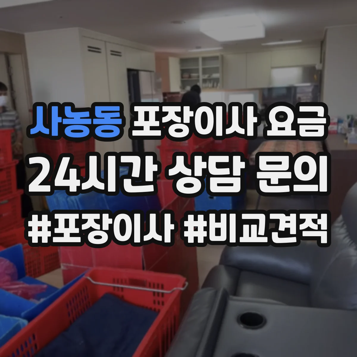 사농동 포장이사 요금