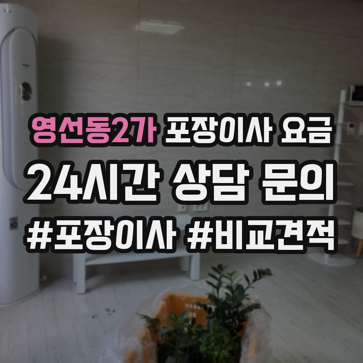 영선동2가 포장이사 요금