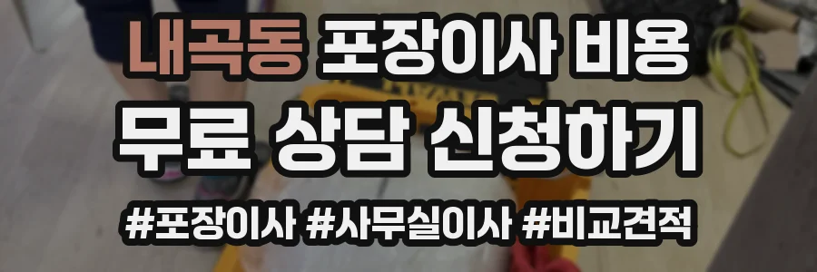 내곡동 포장이사 비용