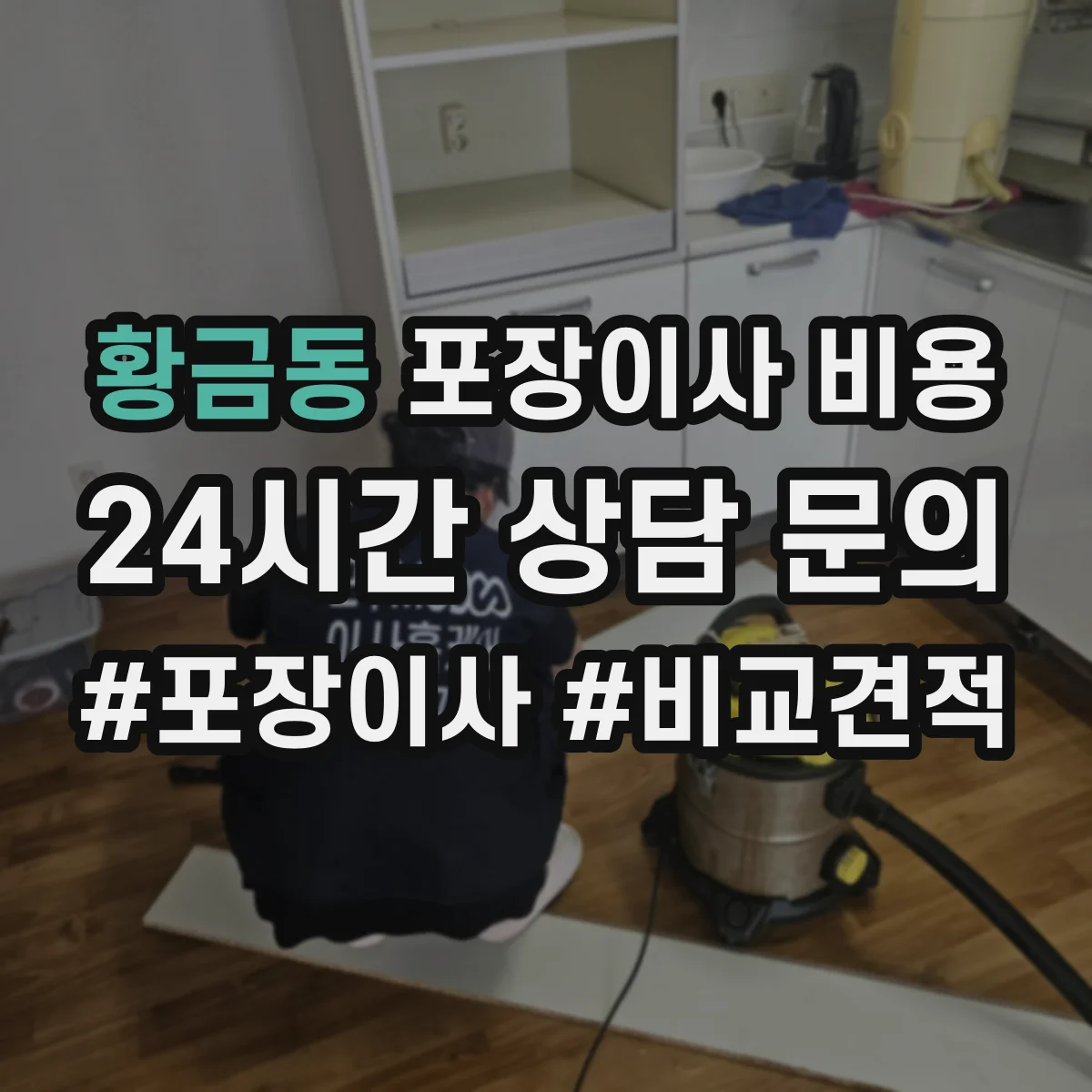 황금동 포장이사 비용