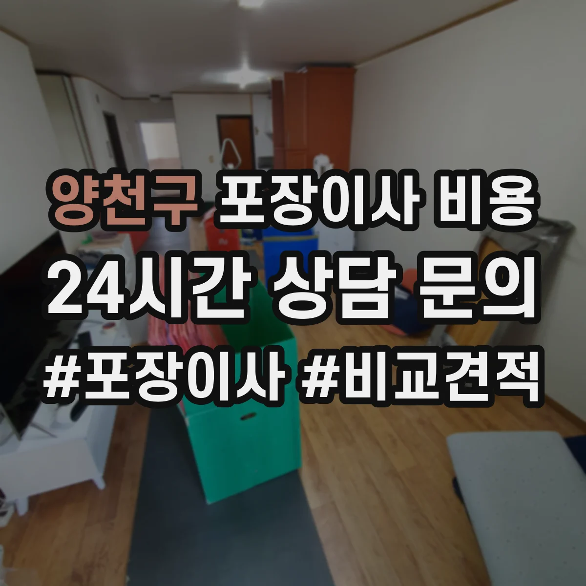 양천구 포장이사 비용 사다리차 장비 사용 여부로 달라지는 최종 비용