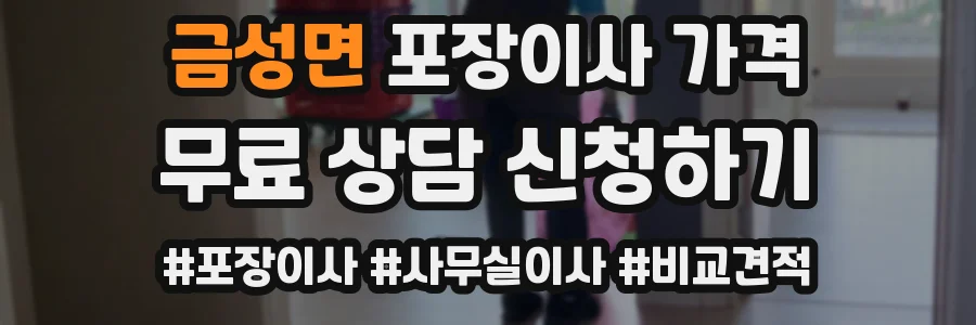 금성면 포장이사 가격