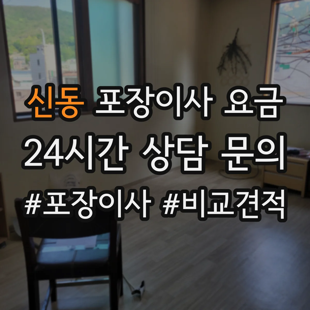 신동 포장이사 요금